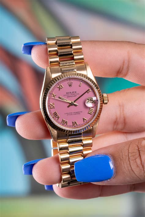 rolex pink lady gmt|rolex lady datejust pink dial.